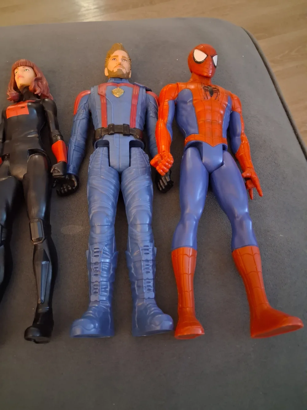 Marvel Action Figure Set - Red, Blue, Black